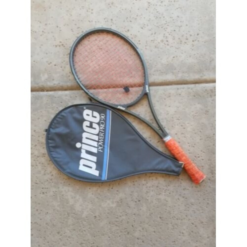 1986 Prince Power Pro  90 Tennis Racket with Original Cover